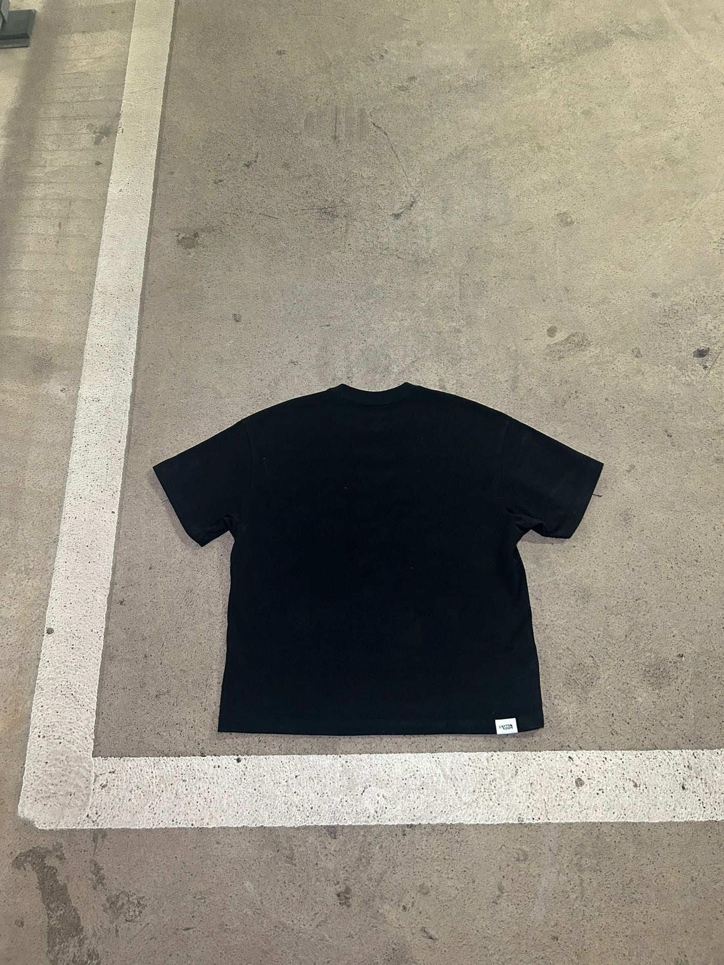 Black “Original VZION” Oversized T-Shirt