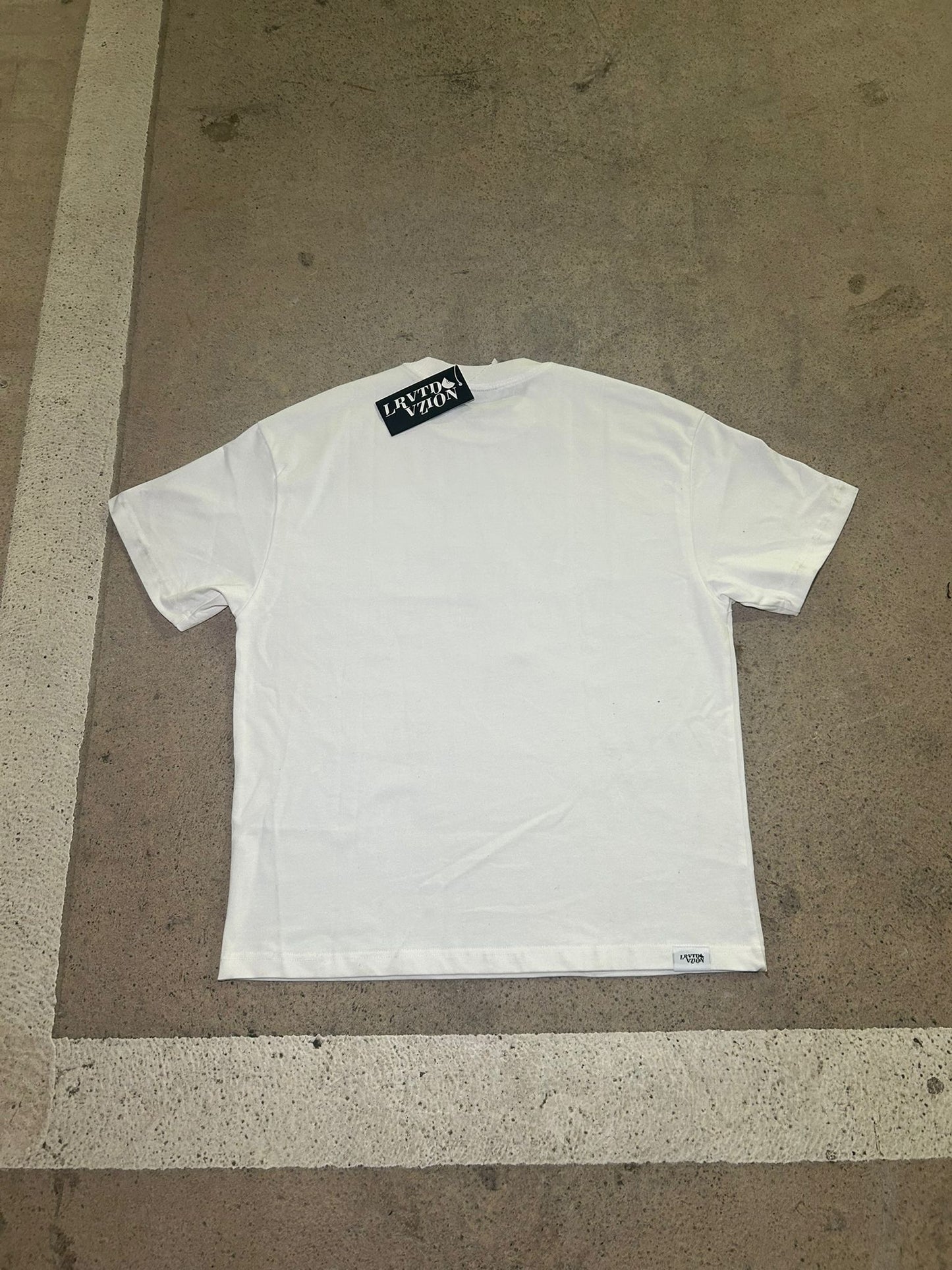 White “Original VZION” Oversized T-Shirt